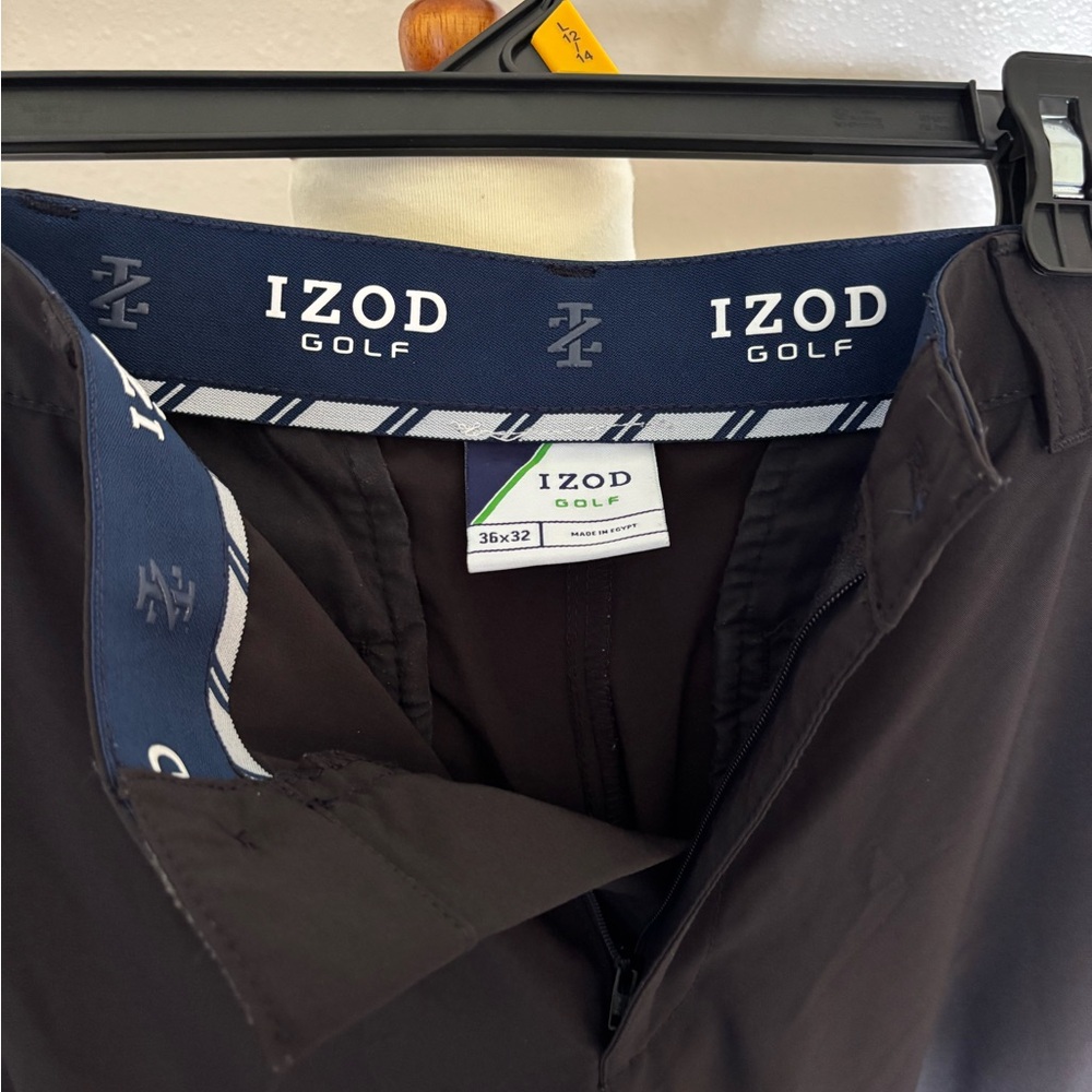 Izod Classic Black Trousers